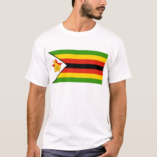 zimbabwe flag T-Shirt (Front)