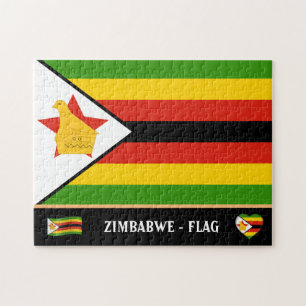 Zimbabwe Flag & Zimbabwe country / Zimbabwe Jigsaw Puzzle