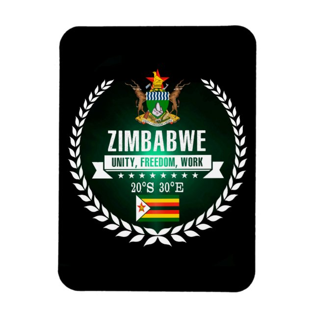 Zimbabwe Magnet (Vertical)