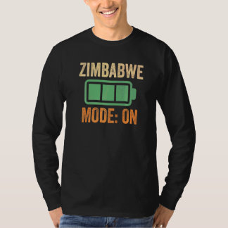 Zimbabwe Mode On Battery T-Shirt