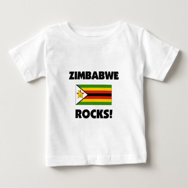 Zimbabwe Rocks Baby T-Shirt (Front)