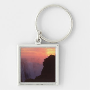 Zimbabwe, Victoria Falls National Park. Misty Key Ring