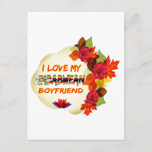 Zimbabwean Boyfriend Design Postcard