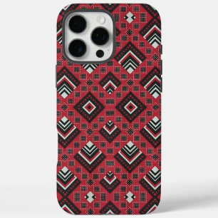 Zimbabwean Retso African Retro Mudcloth Print iPhone 16 Pro Max Case