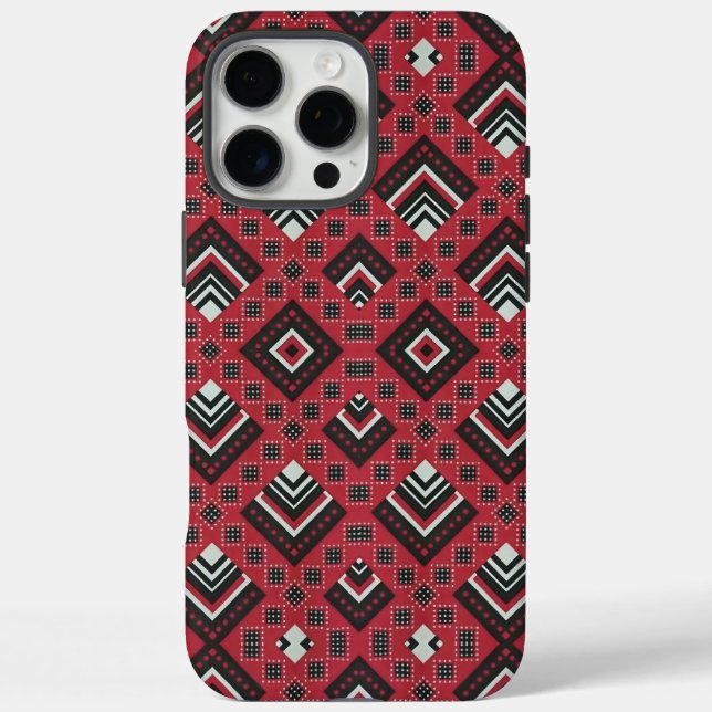 Zimbabwean Retso African Retro Mudcloth Print Case-Mate iPhone Case (Back)