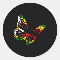 Zimbabwean Roots Butterfly Zimbabwe Flag Zimbabwea