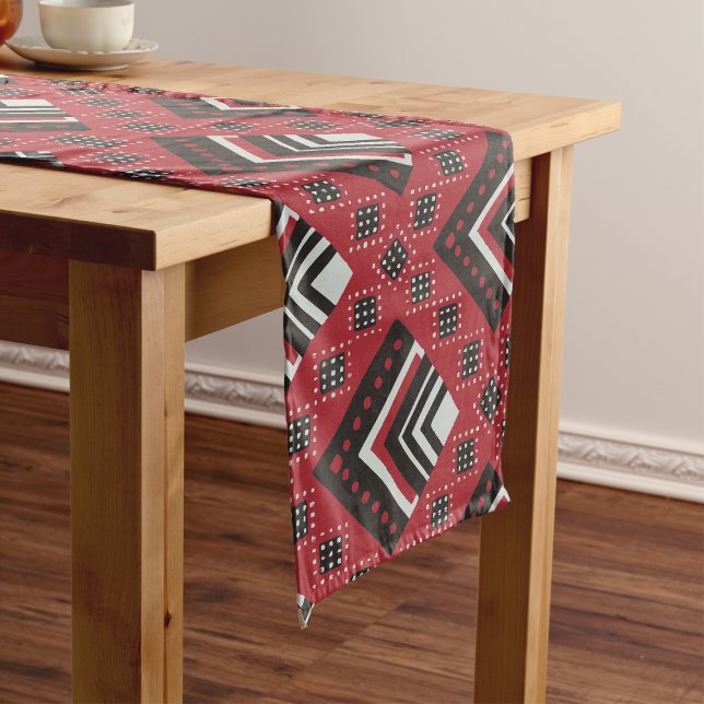 Zimbabwean Traditional Jira reRetso African Print  Long Table Runner (Zimbabwean Traditional Jira reRetso African Print Long Table Runner)