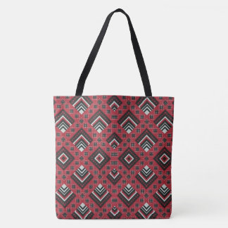 Zimbabwean Traditional Jira reRetso African Print Tote Bag