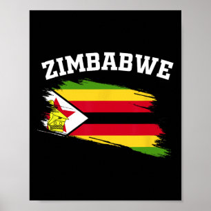 Zimbwe Souvenirs Harare Vacation Africa Zimbwean C Poster