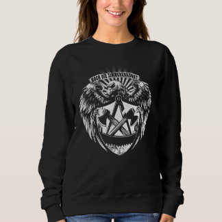 Zimmermann Zunft Wappen mit Adler Sweatshirt