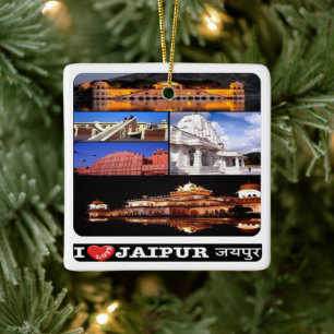 zIN003 i love JAIPUR India, Asia, Ceramic Ornament