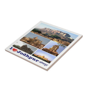 zIN006 i love JODHPUR, India, Asia, Ceramic Tile