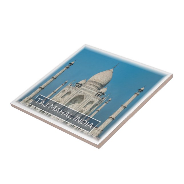 zIN009 THE TAJ MAHAL, India, Asia, Ceramic Tile (Side)