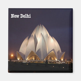zIN023 LOTUS TEMPLE New Delhi, India, Fridge Magnet