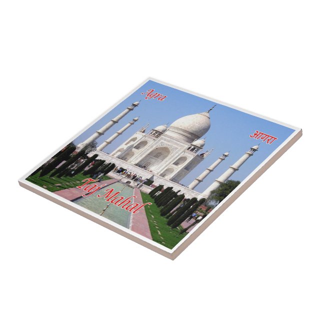 zIN032 AGRA TAJ MAHAL, India, Asia, Ceramic Tile (Side)