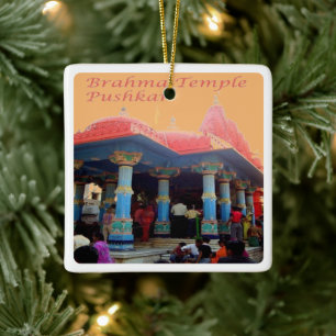 zIN20 Brahma Temple PUSHKAR, India, Asia, Ceramic Ornament