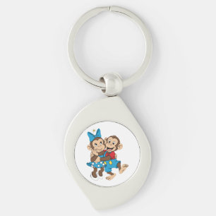Zina and Mimo are flirting. Key Ring