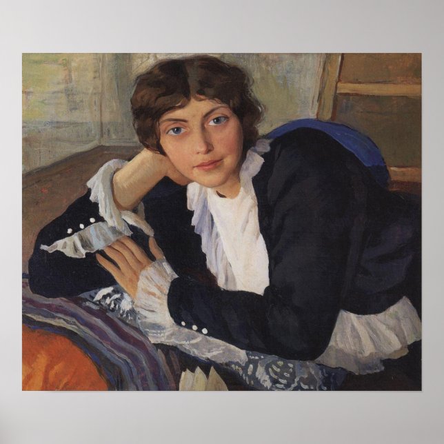 Zinaida Serebriakova Portrait of Lola Braz Poster (Front)