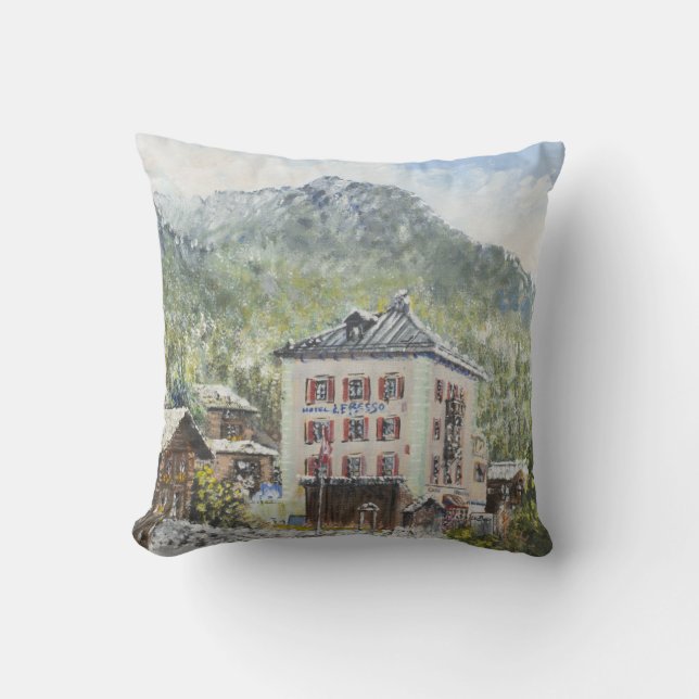 Zinal Switzerland. 2007 Cushion (Front)