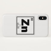 Zinc chemical element symbol chemistry formula gee Case-Mate iPhone case (Back (Horizontal))
