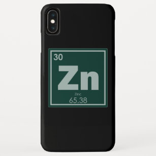 Zinc chemical element symbol chemistry formula gee Case-Mate iPhone case