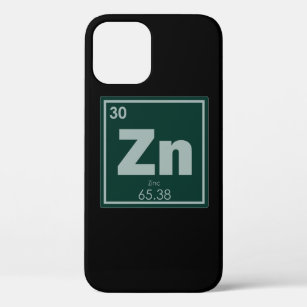 Zinc chemical element symbol chemistry formula gee iPhone 12 case