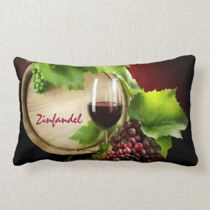 Zinfandel Wine Throw Pillow