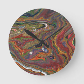 Zing 2 Soothing Natural Abstract Wall Clock