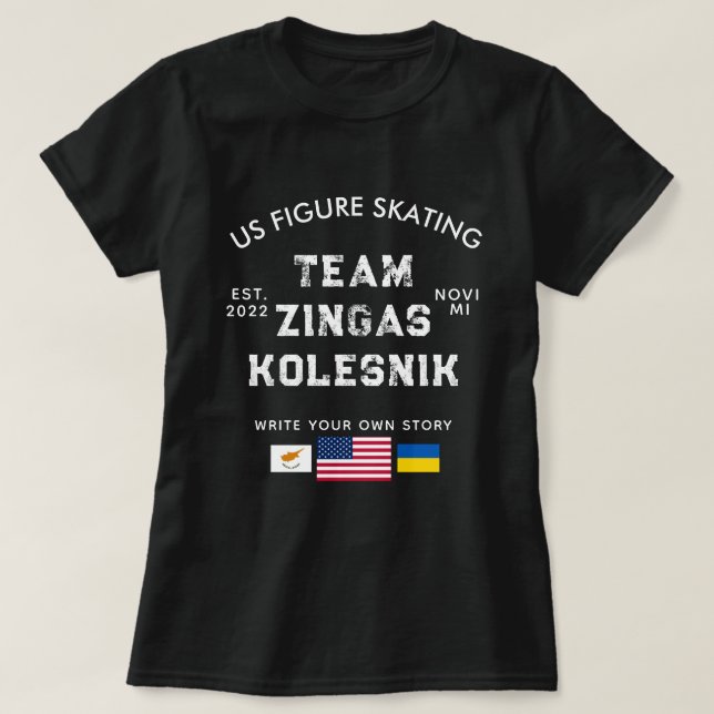 Zingas Kolesnik Dark Shirt (Design Front)