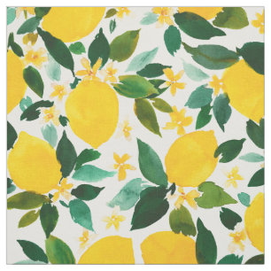 ZINGER Lemon Citrus Pattern Fabric