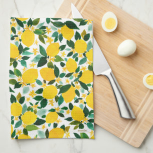ZINGER Lemon Citrus Tea Towel
