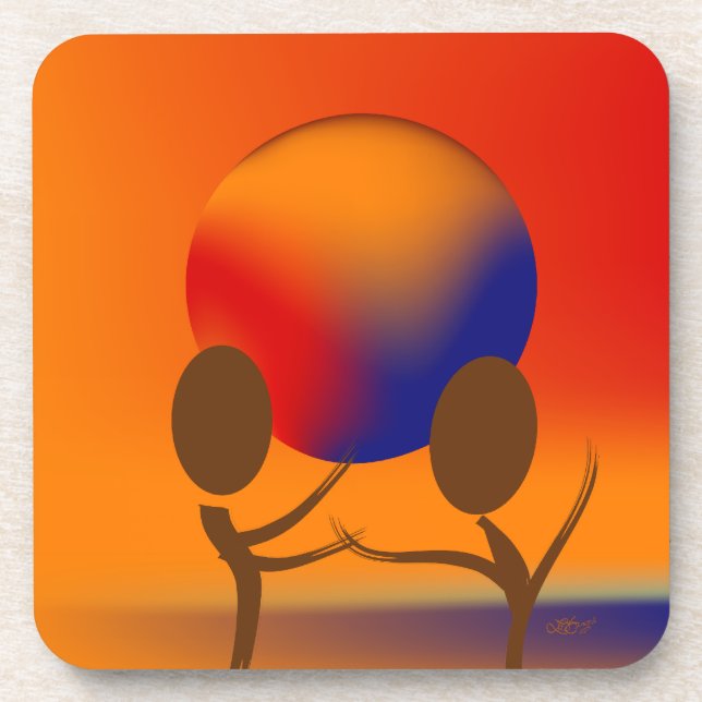 Zinglees ~ Close-up Coaster (Front)