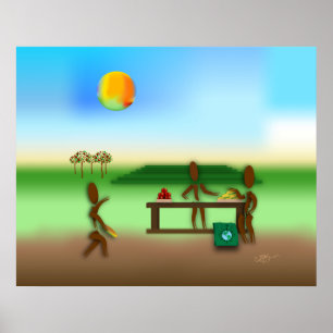 Zinglees ~ Farmer's Market Poster