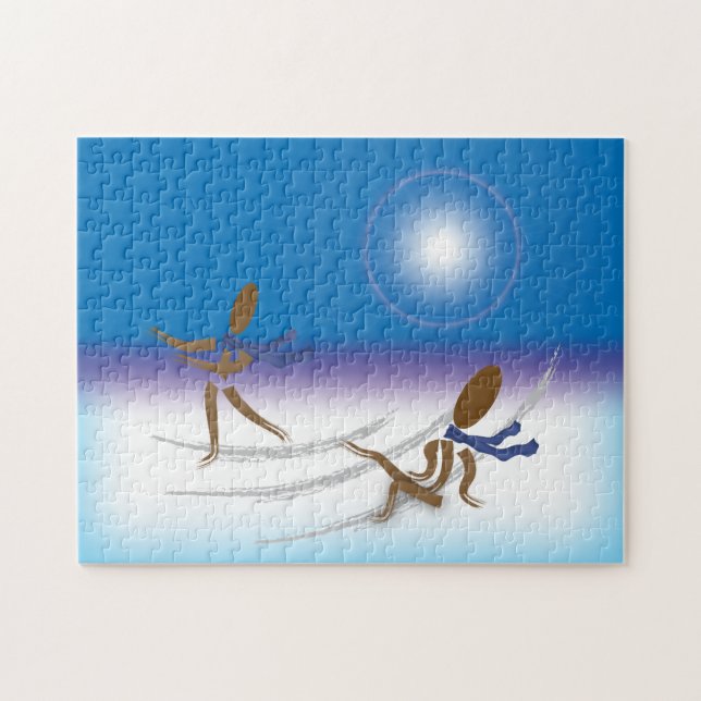Zinglee's ~ On Ice Jigsaw Puzzle (Horizontal)