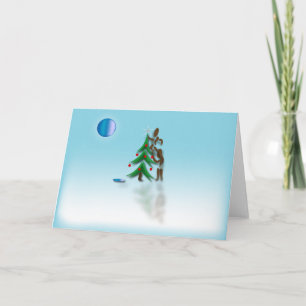 Zinglee's ~ Place the Star Holiday Card