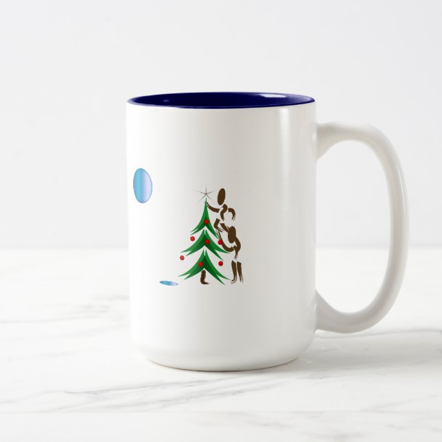 Zinglee's ~ Place the Star Two-Tone Coffee Mug (Right)