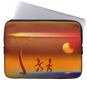 Zinglees ~ Running River Laptop Sleeve