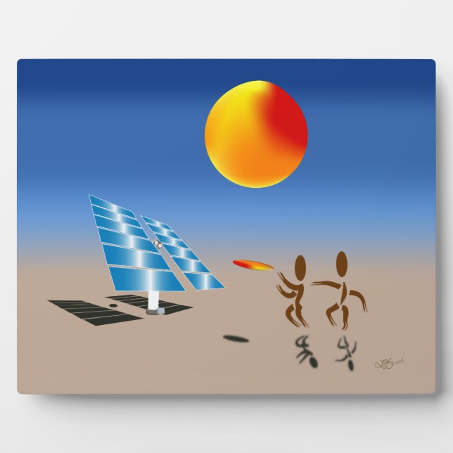 Zinglees ~ Solar Energy Plaque (Front)