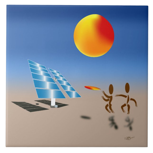 Zinglees ~ Solar Energy Tile (Front)