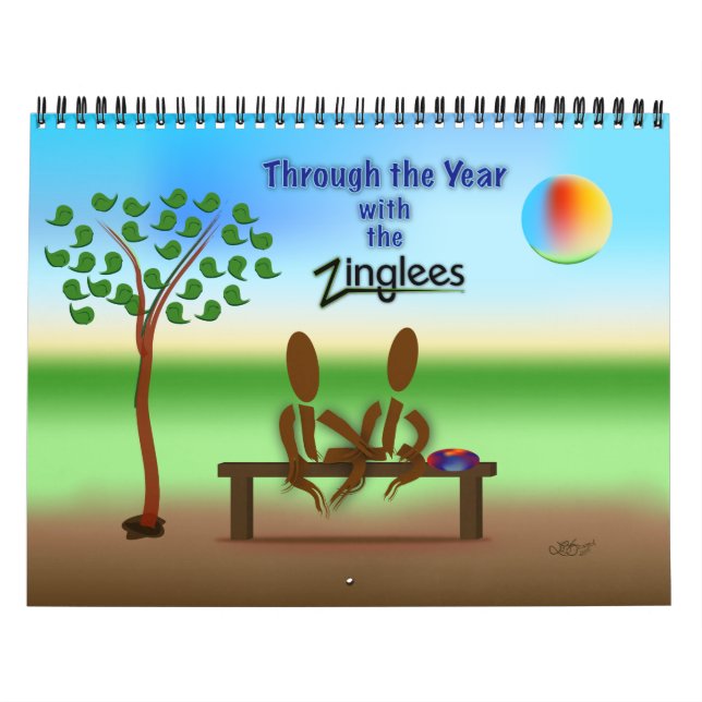 Zinglees ~ Through the Year Calendar (Cover)