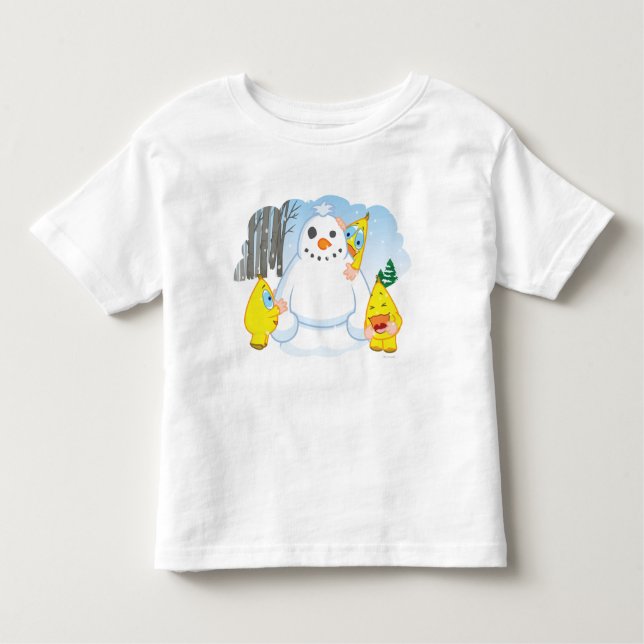 Zingoz Snowman Toddler T-Shirt (Front)