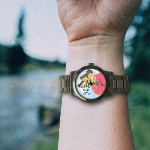 Zinnia Butterfly Nature eWatch Watch