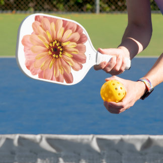 Zinnia Floral Flower Nature Photography Pickleball Paddle