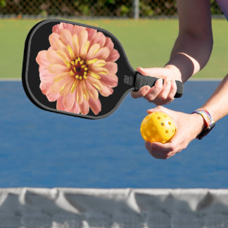 Zinnia Floral Flower Nature Photography Pickleball Paddle