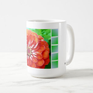 Zinnia Flower Tile Mug