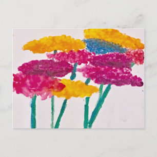 Zinnia Fun Postcard 2