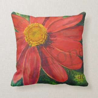 Zinnia of Hope pillow