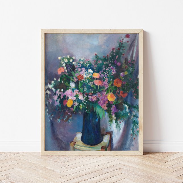 Zinnias and Asters | Arthur Beecher Carles Poster (Creator Uploaded)