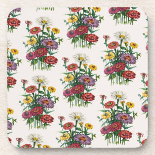 Zinnias Coaster