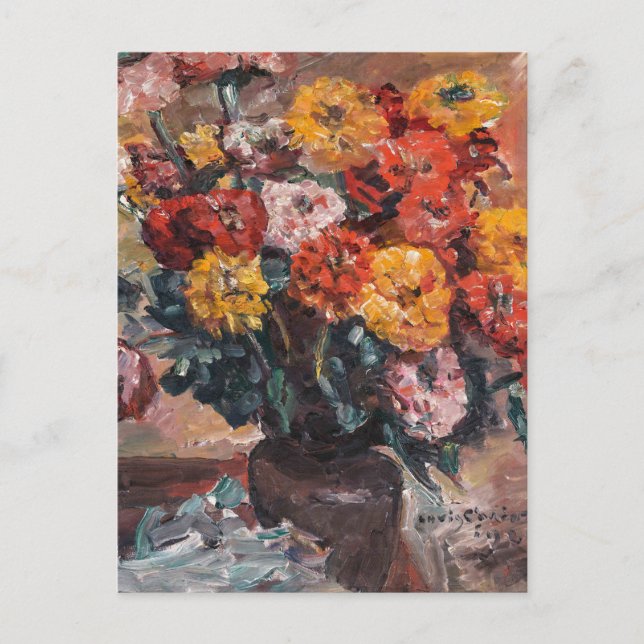 Zinnien | Lovis Corinth Postcard (Front)